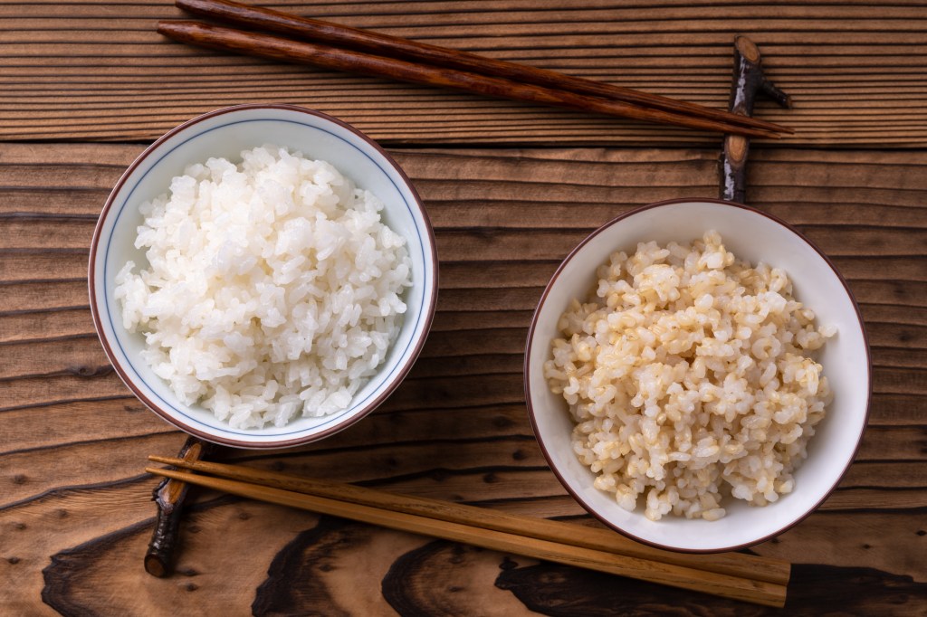 White rice rice of the healthiest arsenic rice