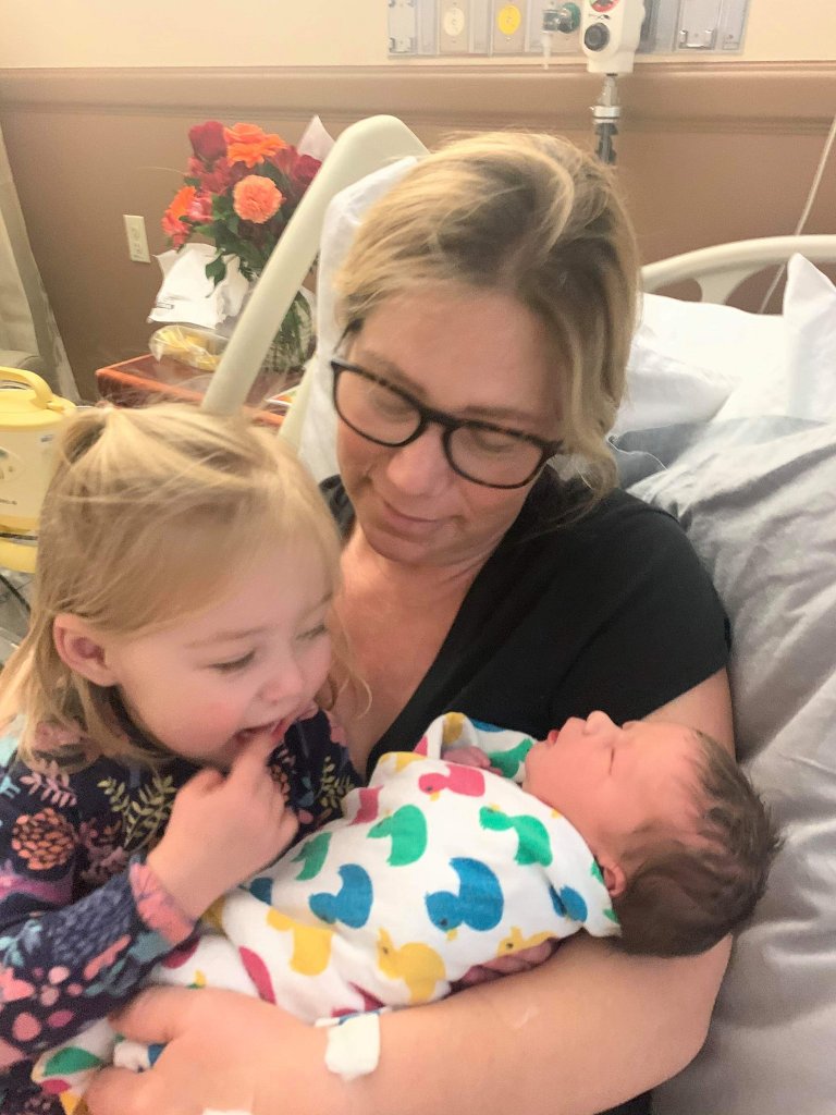 Mom with her children