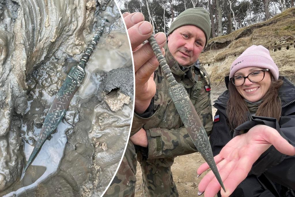 The ancient weapon holding the 'secrets' from the past found while walking on the beach